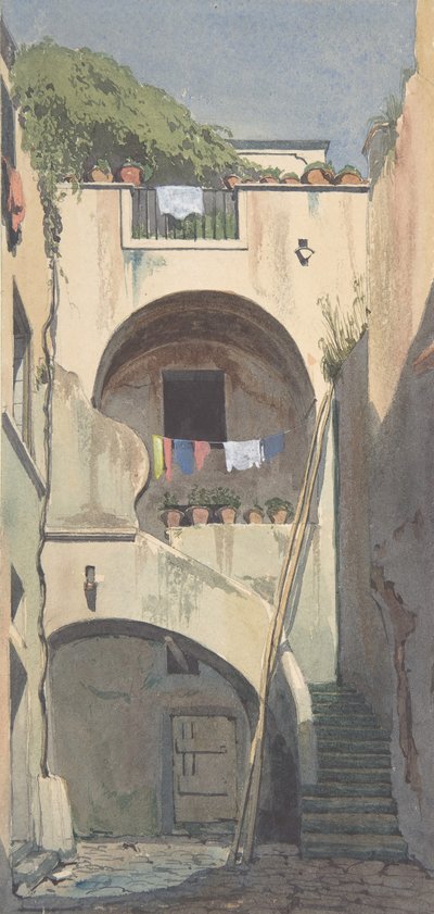 A House at Sorrento by Thomas Hartley Cromek