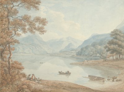 View of Derwent Water, Towards Borrowdale (Cumberland) by Thomas Hearne