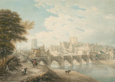 North-East View of Durham by Thomas Hearne