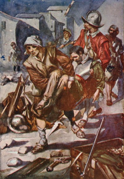 Illustration for the Life of Sir Francis Drake by Thomas Heath Robinson