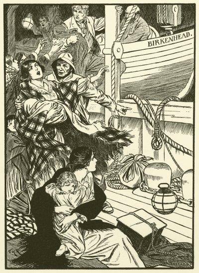 Saving the Women and Children by Thomas Heath Robinson