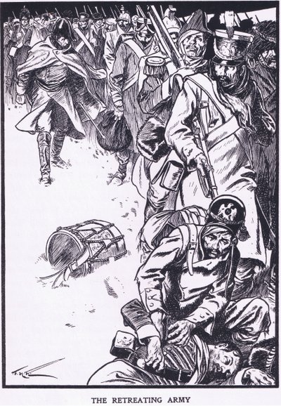 The Retreating Army by Thomas Heath Robinson