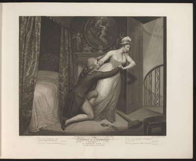 The Modest Girl Rejects the Illicit Addresses of the Master, Plate 6 by Thomas Hellyer