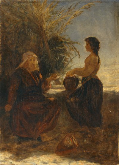 Christ and the Woman of Samaria by Thomas Henry Thomas
