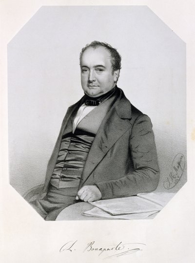 Charle Lucien Jules Laurent Bonaparte, Prince of Canino and Musignano (1803-57) 1850 by Thomas Herbert Maguire