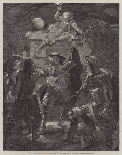 The Outrage upon Sir John Coventry by Thomas Herbert Maguire