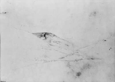 Mountain View [Catskills] from Sketchbook, ca. 1860-ca. 1864 by Thomas Hewes Hinckley