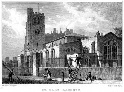 Church of St Mary, Lambeth, London by Thomas Higham