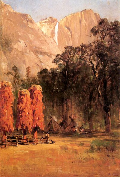 Acorn Granaries of the Piute Indians, c.1873 by Thomas Hill