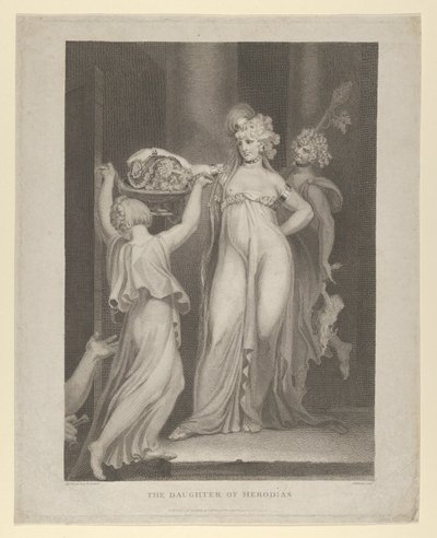 The Daughter of Herodias Salome Receiving the Head of John the Baptist by Thomas Holloway