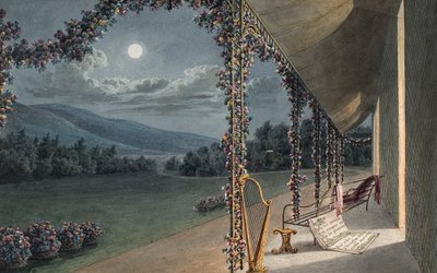 Rheola, Scene from the Drawing Room by Thomas Hornor