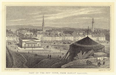 Part of the New Town, from Ramsay Gardens by Thomas Hosmer (after) Shepherd