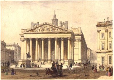 The Royal Exchange by Thomas Hosmer (after) Shepherd