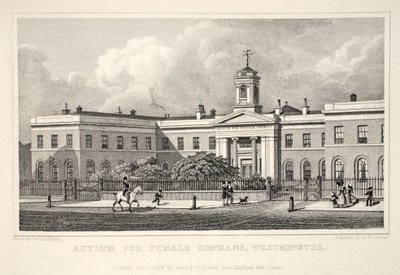 Asylum for Female Orphans, Westminster by Thomas Hosmer Shepherd