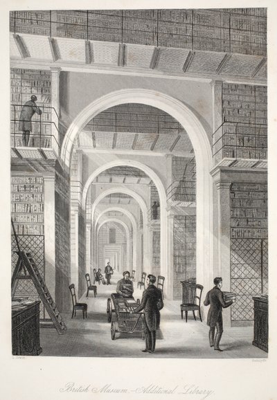 British Museum, the Additional Library, from 