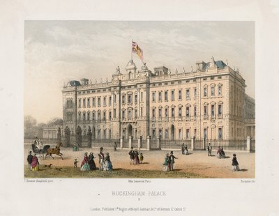 Buckingham Palace by Thomas Hosmer Shepherd