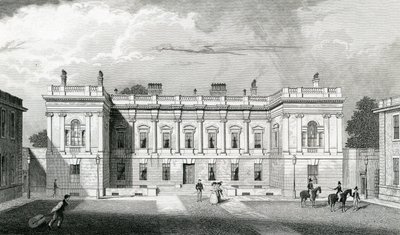Burlington House, Royal Academy of Arts, Piccadilly, London by Thomas Hosmer Shepherd