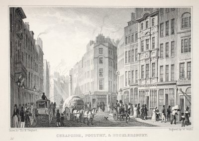 Cheapside, Poultry and Bucklersbury, from 