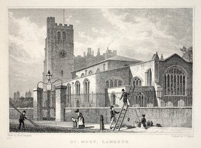 Church of St Mary, Lambeth, from 