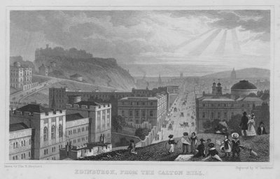 Edinburgh, from the Calton Hill by Thomas Hosmer Shepherd