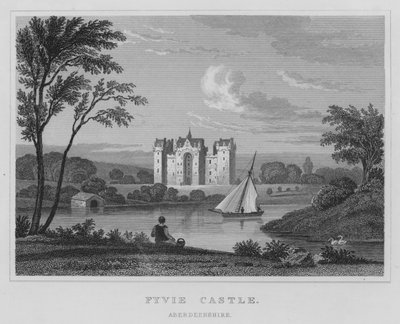Fyvie Castle, Aberdeenshire by Thomas Hosmer Shepherd