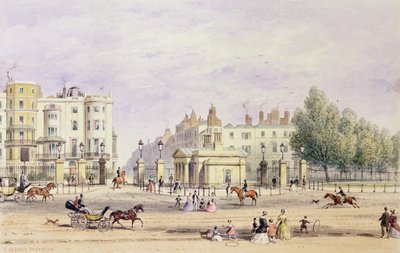 Grosvenor Gate and the New Lodge by Thomas Hosmer Shepherd