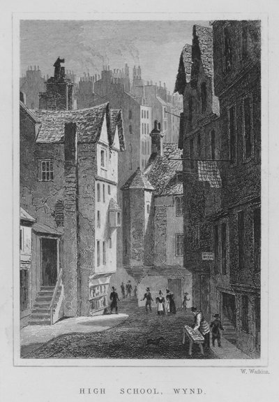 High School, Wynd by Thomas Hosmer Shepherd