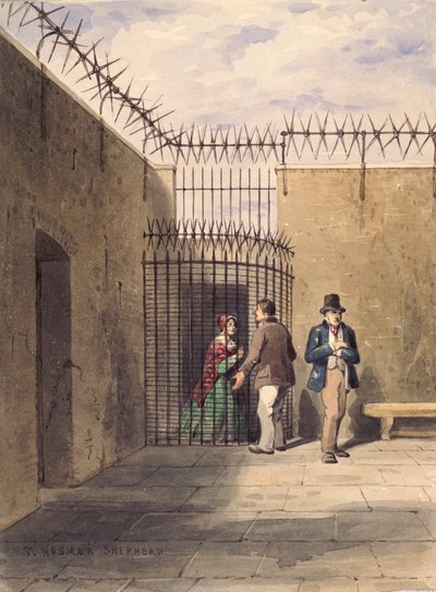 House of Correction, Clerkenwell, London by Thomas Hosmer Shepherd