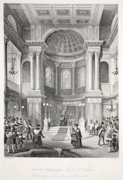 Jewish Synagogue, Great St Helens, from 