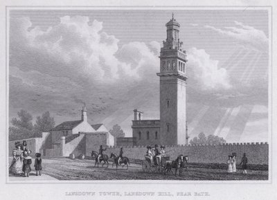 Lansdown Tower, Lansdown Hill, near Bath by Thomas Hosmer Shepherd