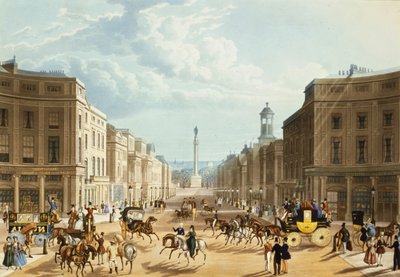 Lower Regent Street, pub. by Ackermann, c.1835 by Thomas Hosmer Shepherd
