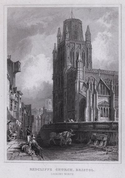 Redcliffe Church, Bristol, looking North by Thomas Hosmer Shepherd