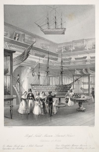 Royal Naval Museum, Somerset House, from 