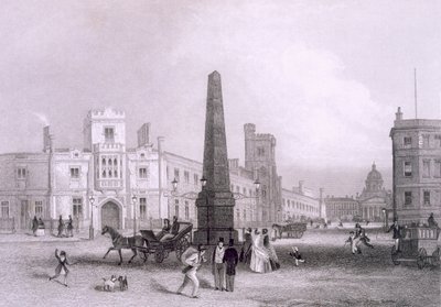 School for the Indigent Blind and Bethlehem Hospital by Thomas Hosmer Shepherd