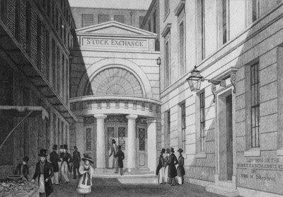 Stock Exchange, London, from 
