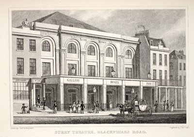 Surry Theatre, Blackfriars Road, from 