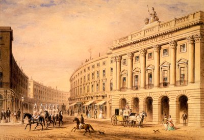 The County Fire Office, London by Thomas Hosmer Shepherd