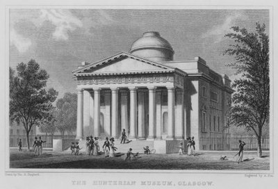 The Hunterian Museum, Glasgow by Thomas Hosmer Shepherd
