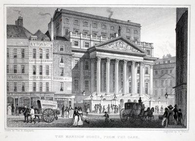 The Mansion House by Thomas Hosmer Shepherd