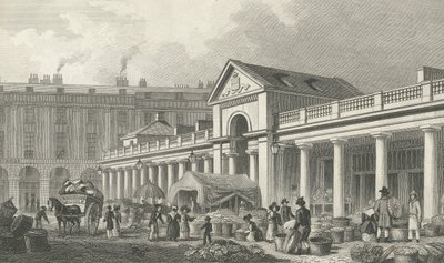 The N.W. Facade of the New Covent Garden Market by Thomas Hosmer Shepherd