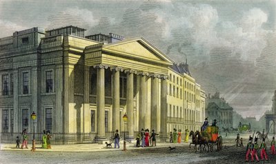 The New College of Physicians, Pall Mall, East, engraved by Thomas Barber by Thomas Hosmer Shepherd
