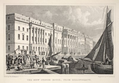 The New Custom House, from Billingsgate, from 