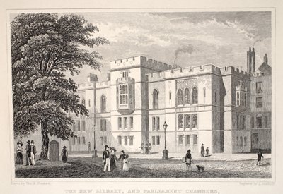 The New Library, and Parliament Chambers, from 