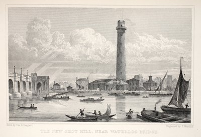 The New Shot Mill, near Waterloo Bridge, from 
