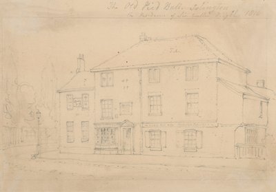 The Old Pied Bull Inn, Islington by Thomas Hosmer Shepherd