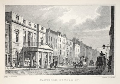 The Pantheon, Oxford Street, from 