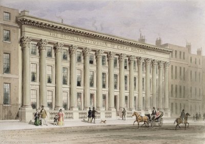 The Royal Institution of Great Britain, Albemarle Street, c.1838 by Thomas Hosmer Shepherd