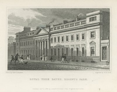 The Royal York Baths on York Terrace by Thomas Hosmer Shepherd