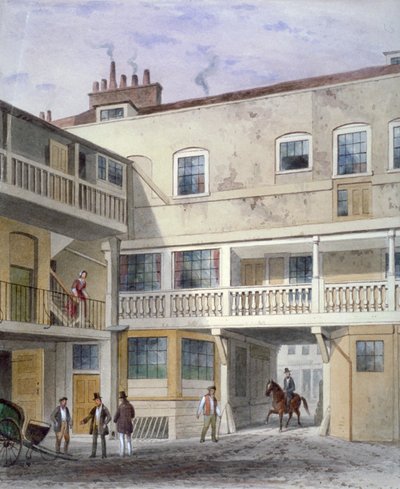 The Three Kings Inn on Piccadilly, Westminster, London by Thomas Hosmer Shepherd