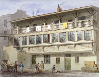 The White Bear Inn on Piccadilly, Westminster, London by Thomas Hosmer Shepherd